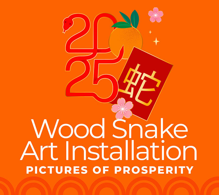 Wood Snake Art Installation