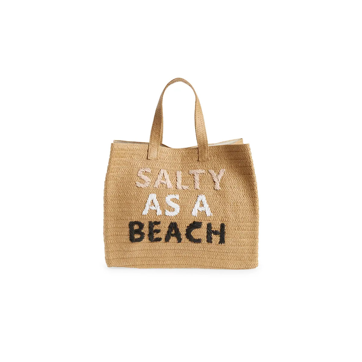 BTB Los Angeles - Salty as a Beach Straw Tote